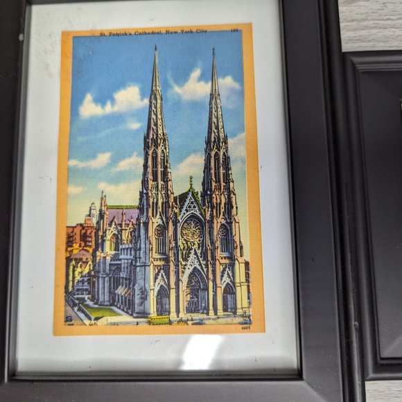 Vintage Framed 4 New York City Postcards - Picture 5 of 12